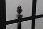 DKD Home Decor Mueble TV Airi Oriental Negro y Plateado 24 x 51 x 130 cm