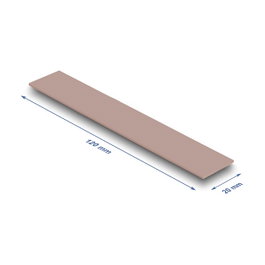 DeLOCK 18482 Parche térmico 120 x 20 x 1,5 mm para módulos M.2