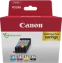Canon CLI-571 Multipack Original Negro Cian Magenta Amarillo 1374 Páginas (0386C008)