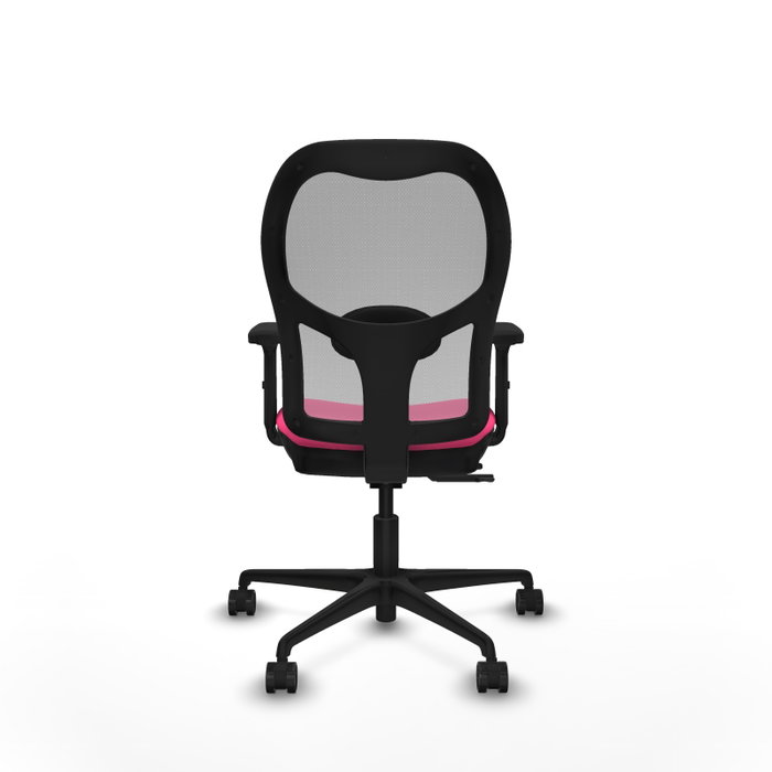 PIQUERAS Y CRESPO Silla de oficina Jorquera Rosa y Gris