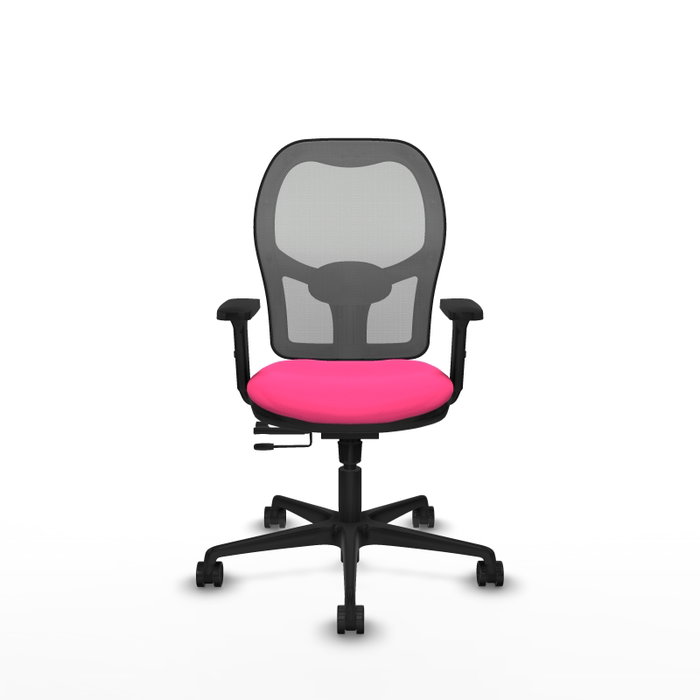 PIQUERAS Y CRESPO Silla de oficina Jorquera Rosa y Gris