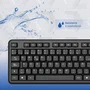 Iggual CK-OFFICE-105T Teclado de Oficina USB, QWERTY Español Completo 105 Teclas, Layout Español, Negro, Plug & Play, Antideslizante, Resistente a Salpicaduras