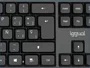 Iggual CK-OFFICE-105T Teclado de Oficina USB, QWERTY Español Completo 105 Teclas, Layout Español, Negro, Plug & Play, Antideslizante, Resistente a Salpicaduras