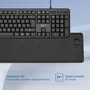 Iggual CK-OFFICE-105T Teclado Oficina USB QWERTY Español Negro
