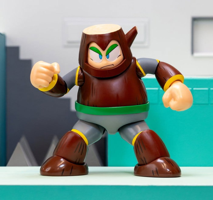 Mega Man Figuras Wood Man 11 cm