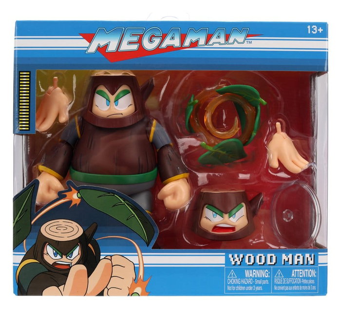 Mega Man Figuras Wood Man 11 cm