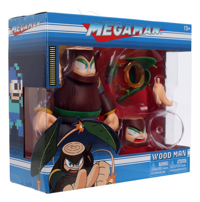 Mega Man Figuras Wood Man 11 cm