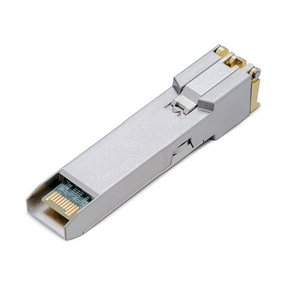 TP-Link TL-SM5310-T Transceptor SFP+ de Cobre 10 Gigabit Ethernet RJ-45 100 m 10GBASE-T para Redes, Plata