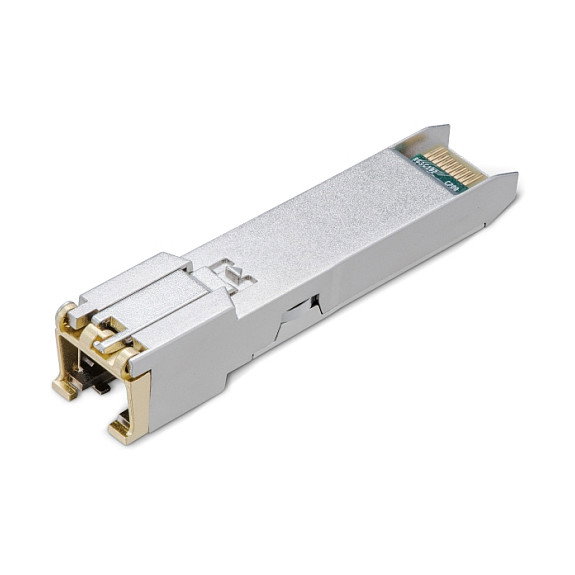 TP-Link TL-SM5310-T Transceptor SFP+ de Cobre 10 Gigabit Ethernet RJ-45 100 m 10GBASE-T para Redes, Plata