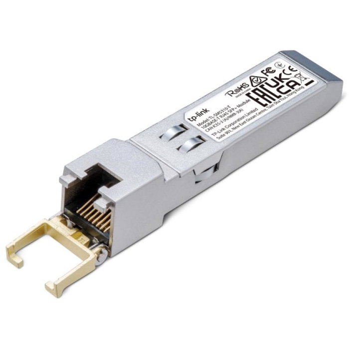 TP-Link TL-SM5310-T Módulo Transceptor de Cobre RJ-45 SFP+ 10 Gbps, Plata