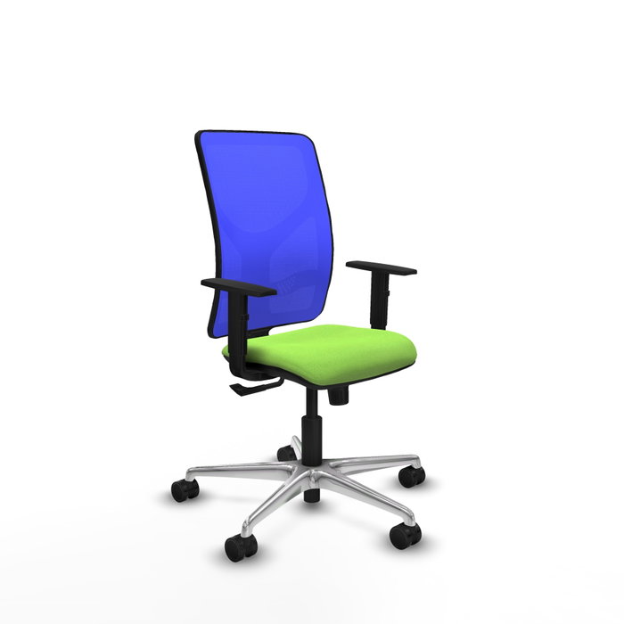 PIQUERAS Y CRESPO Silla de oficina Motilla con mecanismo Sincro, Azul y Pistacho PIQUERAS Y CRESPO Silla de oficina Motilla con mecanismo Sincro, Azul y Pistacho