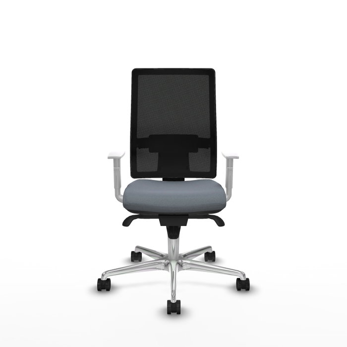 PIQUERAS Y CRESPO Silla de oficina Horna con mecanismo Sincro, Gris y Negro PIQUERAS Y CRESPO Silla de oficina Horna con mecanismo Sincro, Gris y Negro