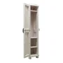 Plastiken SPACESAVER 35 Armario Alto 1 Puerta con Estantes - A 35 x P 45 x A 184 cm - Interior y Exterior - Resina