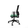 PIQUERAS Y CRESPO Silla de oficina Horna Verde esmeralda y Negro con mecanismo Sincro/Traslack
