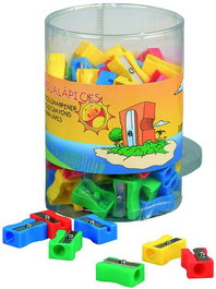Faibo Afilalápices Rectangular Plástico C-Surtidos Bote 100 Ud