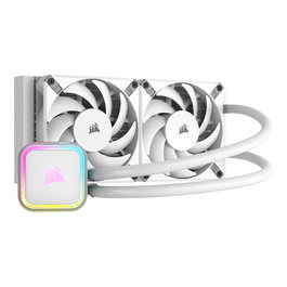 Corsair iCUE H100i RGB ELITE WHITE 240mm Blanco
