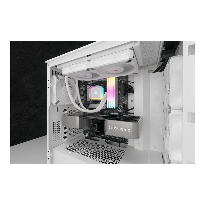 Corsair iCUE H100i RGB ELITE WHITE 240mm Blanco Corsair iCUE H100i RGB ELITE WHITE 240mm Blanco
