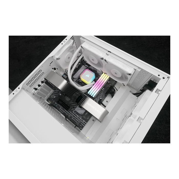 Corsair iCUE H100i RGB ELITE WHITE 240mm Blanco Corsair iCUE H100i RGB ELITE WHITE 240mm Blanco