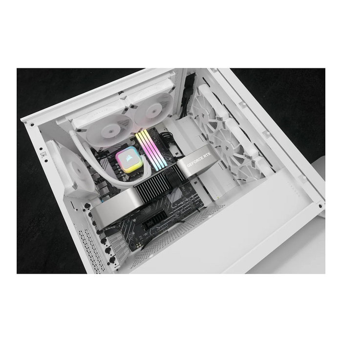 Corsair iCUE H100i RGB ELITE WHITE 240mm Blanco Corsair iCUE H100i RGB ELITE WHITE 240mm Blanco