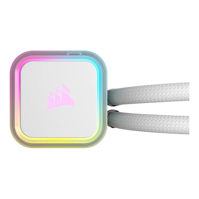 Corsair iCUE H100i RGB ELITE WHITE 240mm Blanco Corsair iCUE H100i RGB ELITE WHITE 240mm Blanco