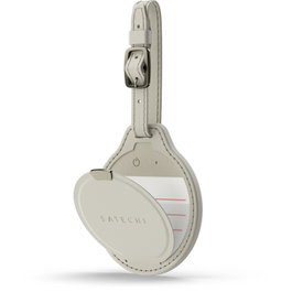 Satechi Vegan Leather FindAll™ Luggage Tag Sand