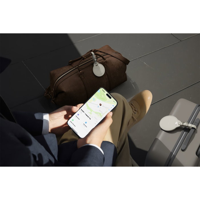 Satechi Vegan Leather FindAll™ Luggage Tag Sand Satechi Vegan Leather FindAll™ Luggage Tag Sand