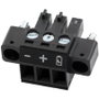 Axis TU6001 Conector del sistema de 3 pines 3,81mm, 10 unidades