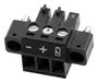 Axis Conector del sistema TU6001 de 3 pines, 3,81 mm, 10 unidades