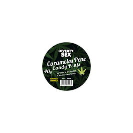 Caramelos Divertysex Marihuana Pene 12 Piezas