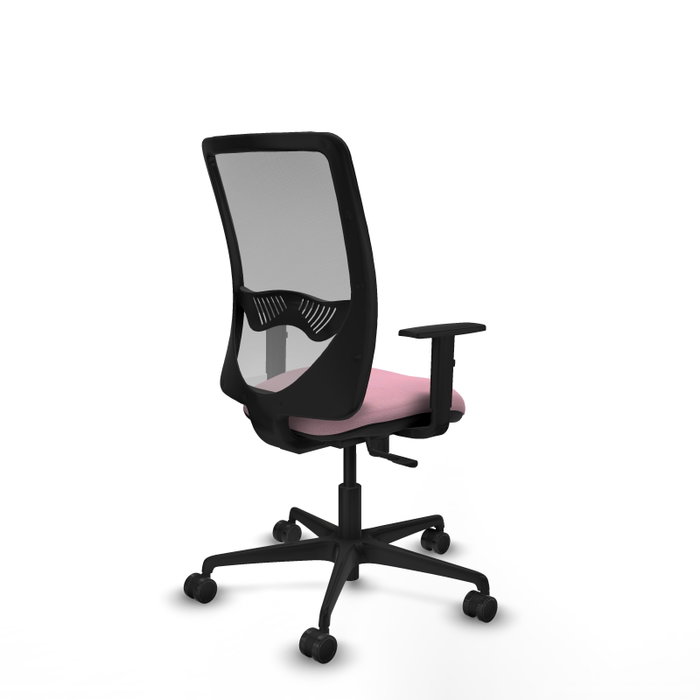 PIQUERAS Y CRESPO Silla de oficina Zulema Rosa y Gris