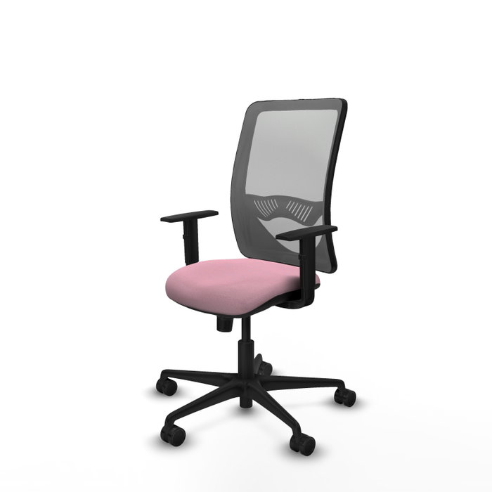 PIQUERAS Y CRESPO Silla de oficina Zulema Rosa y Gris