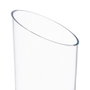 Ixia Jarrón Decorativo de Cristal Transparente 11 x 11 x 30 cm