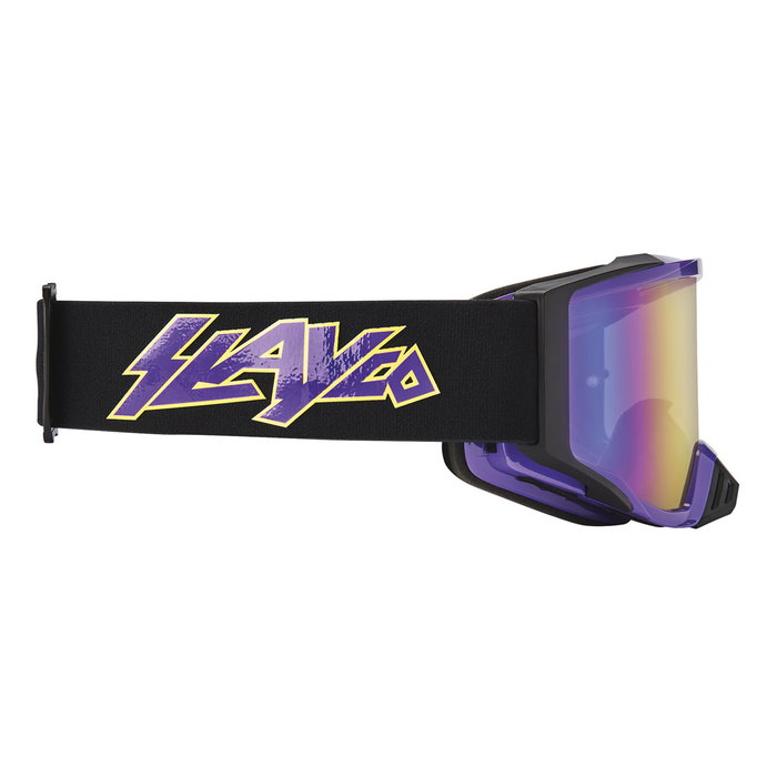 SPY Gafas de moto Foundation Plus Slayco Smoke Purple Mirror & Clear