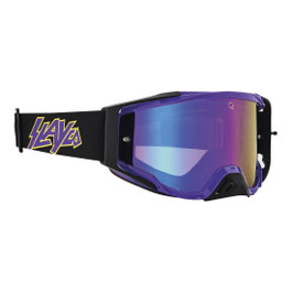 SPY Gafas de moto Foundation Plus Slayco Smoke Purple Mirror & Clear