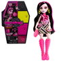 Monster High Skulltimate Secrets Neon Frights Draculaura con Color Reveal y Accesorios Brillantes Hnf78 - Muñeca de Colección +19 Sorpresas