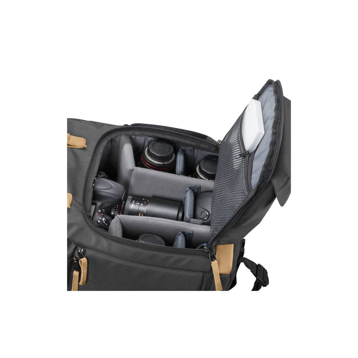 Mantona Photo Backpack Luis Retro Black Mantona Photo Backpack Luis Retro Black