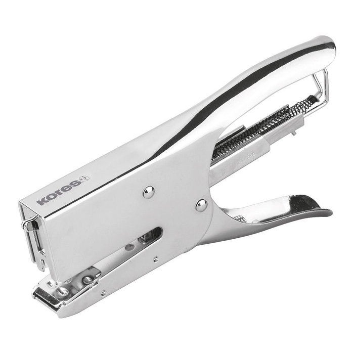 Kores Grapadora Tenaza Cromada Maxi 25 Hojas Metal Escuela Oficina Comercio Kores Grapadora Tenaza Cromada Maxi 25 Hojas Metal Escuela Oficina Comercio