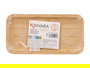Kinvara Tabla Bambú Rectangular Aperitivo 30x15 cm Marrón (Set de 12)