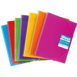 Carpeta Fundas (Tarifario) Grafoplas Espiral Pp Rigido Maxiplas Gloss A4 20 F.Verde (Set de 6)