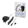 LogiLink Fuente de alimentación universal 3-12V con puerto USB, 30W
