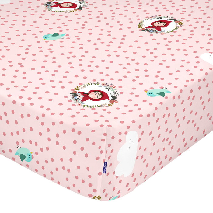 Sábana Bajera HappyFriday MR FOX Multicolor Rosa 70 x 140 x 14 cm Sábana Bajera HappyFriday MR FOX Multicolor Rosa 70 x 140 x 14 cm