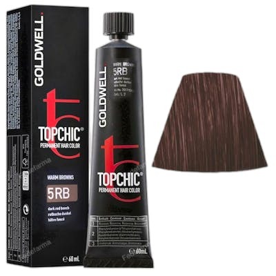 Goldwell TopChic Tinte permanente para el cabello 5RB Dark Red Beech