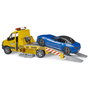 bruder MB Sprinter Autotransporter con luz y sonido