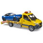 bruder MB Sprinter Autotransporter con luz y sonido