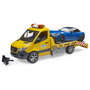 bruder MB Sprinter Autotransporter con luz y sonido