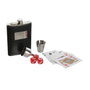 DKD Home Decor Juego de Ajedrez y Póker de MDF Marrón Set de 7 Piezas Colección Caballero