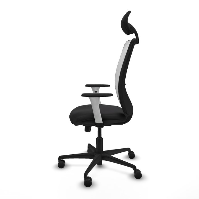 PIQUERAS Y CRESPO Silla de oficina Zulema con mecanismo Sincro, Negro y Blanco PIQUERAS Y CRESPO Silla de oficina Zulema con mecanismo Sincro, Negro y Blanco