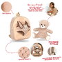 PERLETTI Mochila con Peluche Oso Milly 26cm