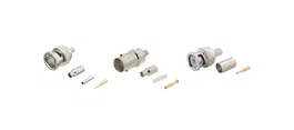 Kramer Electronics CCR-BNC-6 Conector BNC Metálico para Cable RG-6, Fichas para Audio/Video Profesional
