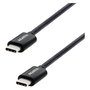 ADATA Cable USB-C a USB-C CACC-200PN-BK de 2 metros, Negro